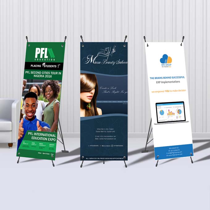 Rollup/X-Stand Banner